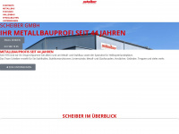scheiber-metallbau.ch Webseite Vorschau