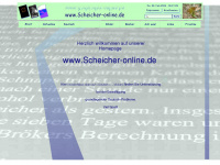 scheicher-online.de Webseite Vorschau