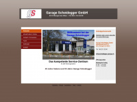 scheidegger-garage.ch Webseite Vorschau