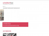 schelbertlaw.ch Webseite Vorschau