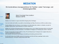schellhorn-mediation.de Webseite Vorschau