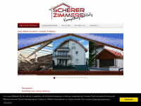 scherer-zimmerei.de Webseite Vorschau
