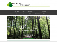scherer-treuhand.ch Webseite Vorschau