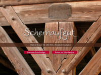 scherhaufgut.at Webseite Vorschau