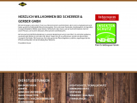 scherrer-gerber.ch Webseite Vorschau