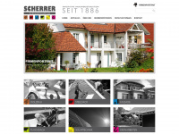 scherrer-bautech.ch Webseite Vorschau