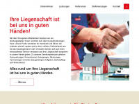 scherzingerhauswartungen.ch Webseite Vorschau