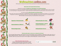 weihnachten-online.com Webseite Vorschau