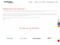merk-mal.com Webseite Vorschau
