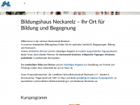 bildungshaus-neckarelz.de Webseite Vorschau