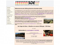 stiftung-deutsche-eisenbahn.de Webseite Vorschau