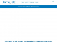 carrier-colo.com Webseite Vorschau