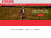 provisys.de Webseite Vorschau