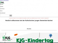 kjg-aachen.de Webseite Vorschau