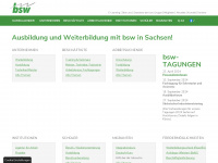 bsw-sachsen.de Webseite Vorschau