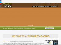 africanmeccasafaris.com Webseite Vorschau