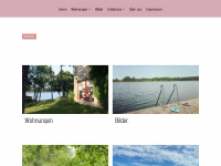 scheune-am-loppiner-see.de Webseite Vorschau