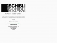 schibli-bodenbelaege.ch Webseite Vorschau