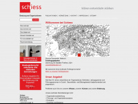 schiess.ch Webseite Vorschau