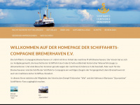 schiffahrts-compagnie.de Webseite Vorschau