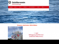 schifferverein.ch Webseite Vorschau