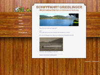 schifffahrt-grieblinger.de Webseite Vorschau