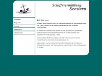 schiffsvermittlung-seestern.de Webseite Vorschau