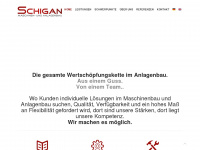 schigan.at Webseite Vorschau