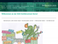 schillerschule-herne.de Webseite Vorschau
