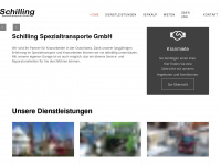 schilling-transporte.ch Webseite Vorschau