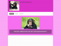 schimpansentante.de Webseite Vorschau