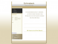 schinabeck-cham.de Webseite Vorschau