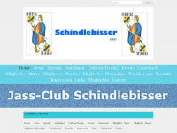 schindlebisser.ch Webseite Vorschau