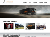 schindler-logistik.de Webseite Vorschau