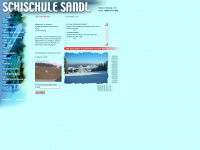 schischule-sandl.at Webseite Vorschau