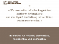 schlaepfer-holzbau-ag.ch Webseite Vorschau
