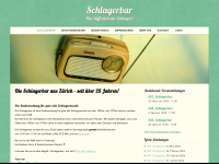 schlagerbar.ch Webseite Vorschau