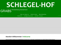 schlegel-hof.ch Webseite Vorschau