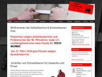 schleifservice-frey.de Webseite Vorschau