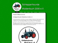 schlepperfreunde-waldenbuch.de Webseite Vorschau