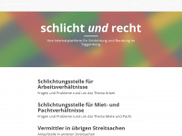 schlichtundrecht.ch Webseite Vorschau
