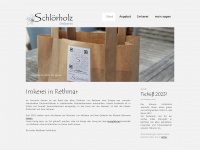 schloerholz.de Webseite Vorschau