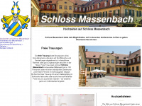 schloss-massenbach.de Webseite Vorschau