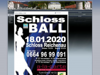 schlossball.at Webseite Vorschau