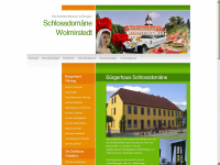 schlossdomaene-wolmirstedt.de Webseite Vorschau