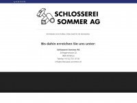schlosserei-sommer.ch Webseite Vorschau