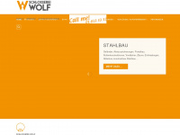 schlosserei-wolf.at Webseite Vorschau