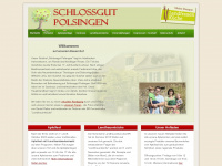 schlossgut-polsingen.de Webseite Vorschau