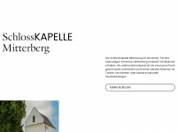 schlosskapelle-mitterberg.at Webseite Vorschau