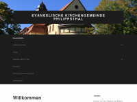 schlosskirche-philippsthal.de Webseite Vorschau